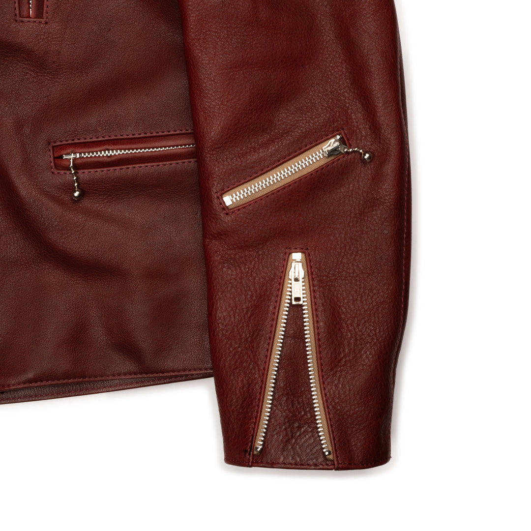 羊革クロスポケットワックスジャケット Sheep Leather Cross Pocket