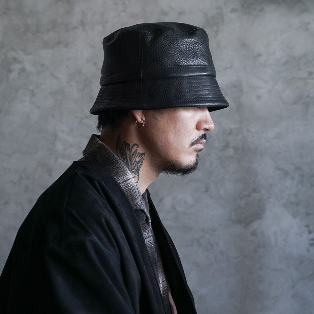 S.B. BUCKET HAT / GOAT SKIN