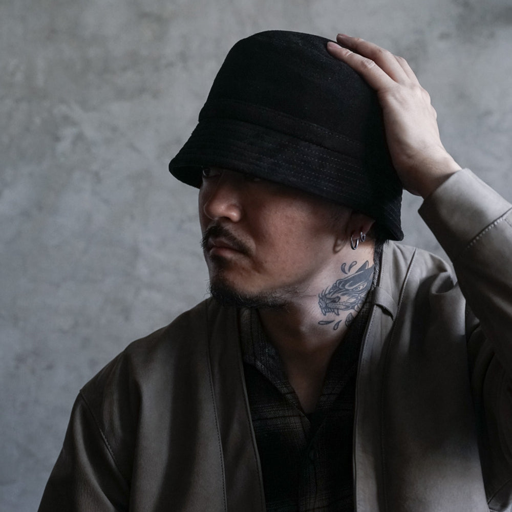 S.B. BUCKET HAT / GOAT SKIN