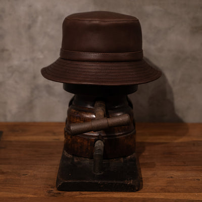 BUCKET HAT / BROWN COW