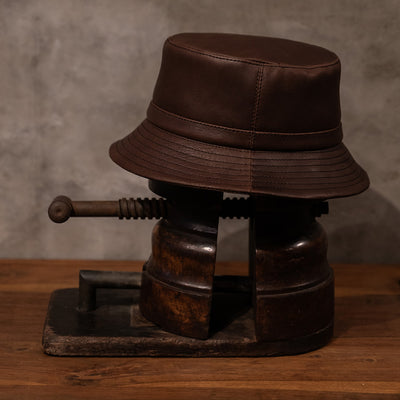 BUCKET HAT / BROWN COW