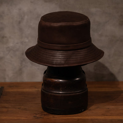 BUCKET HAT / BROWN COW