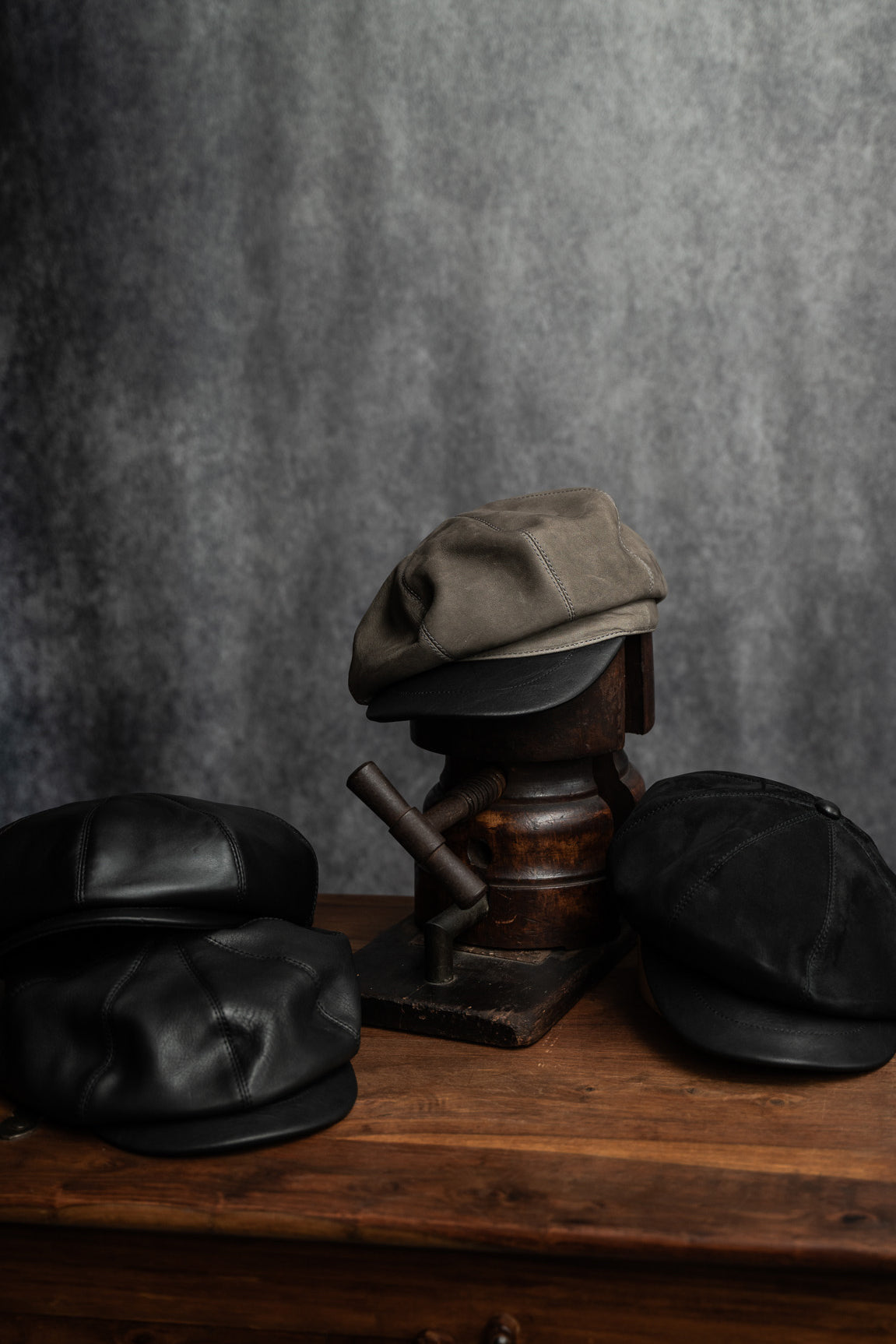 klootch BRUNEL&Co. HATMAKERS レザーキャスケット BRUNEL&Co. HATMAKERS × 新喜皮革 × モヒカン小川 ホースハイド